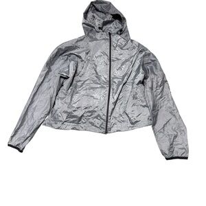 Banana Republic men Gray Hooded Utility Jacket